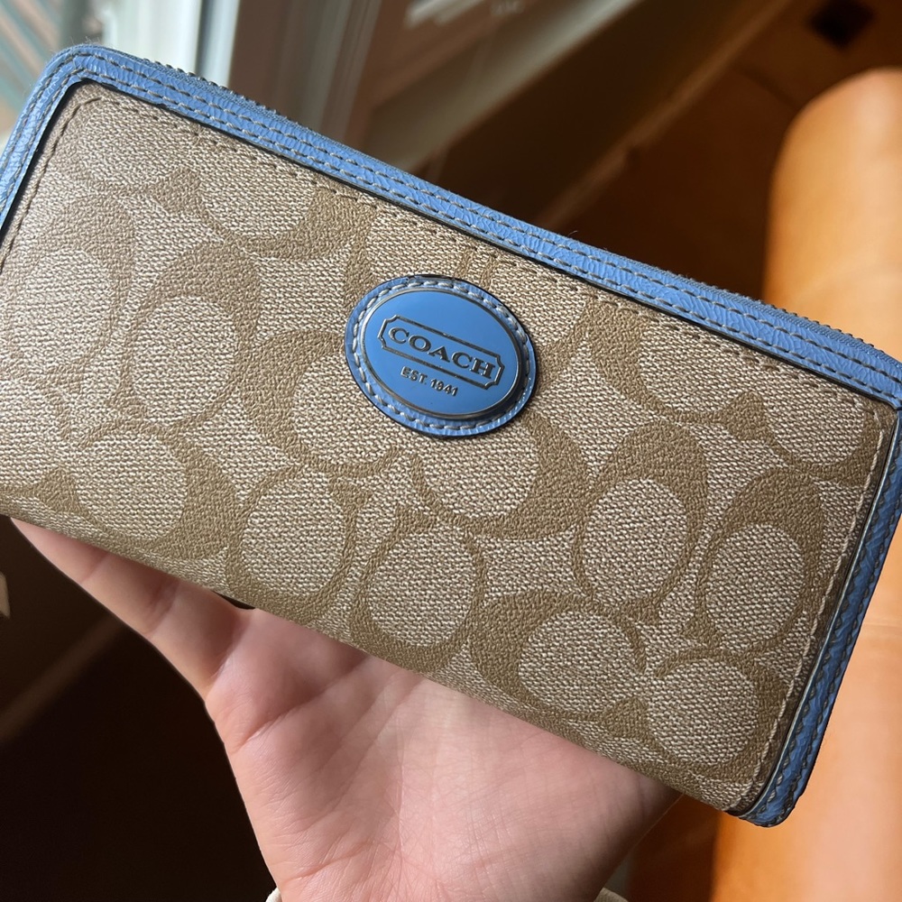 Coach zipper wallet